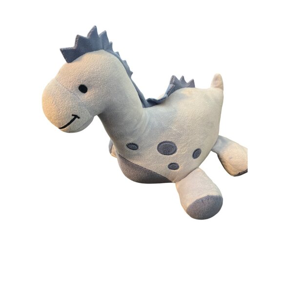 Bedtime Originals Blue Dinosaur Plush Lamb Ivy Co Infant Sewn Eyes Stuffed 12" - Picture 1 of 5